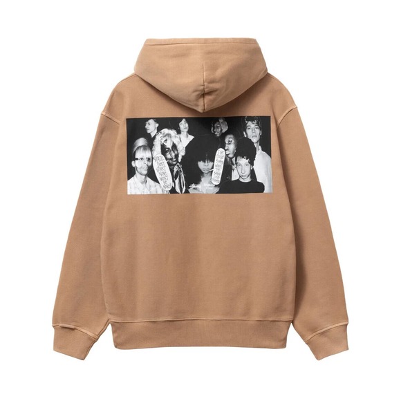 STÜSSY & MARTINE ROSE COLLAGE PIGMENT DYED HOODIE Size SMALL - Picture 1 of 3